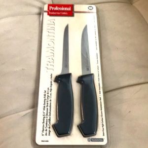 Tramontina 6” narrow & 6” wide boning knife set New! Made in Brazil